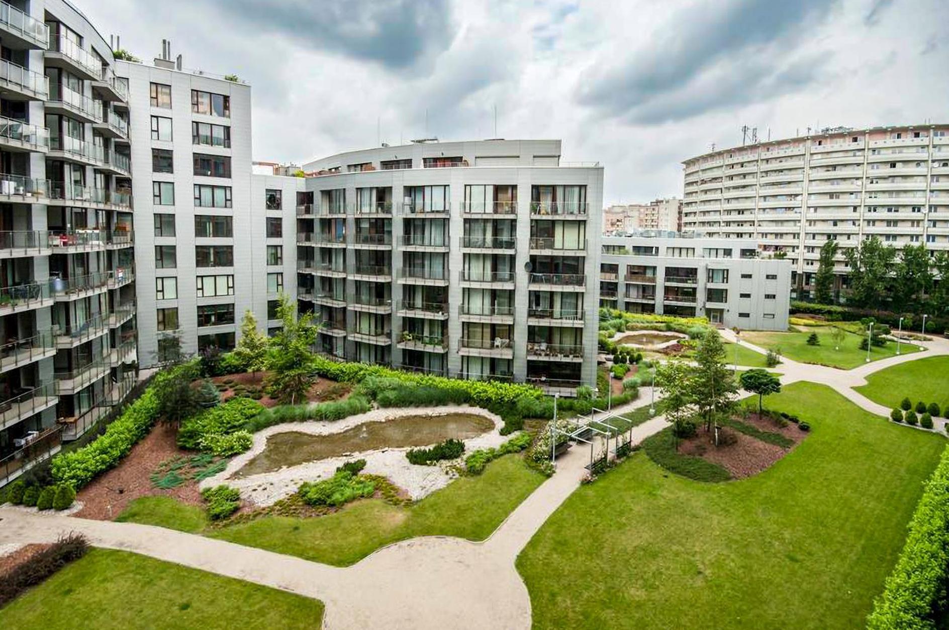 Apartamenty Triton Park Varsovia Exterior foto